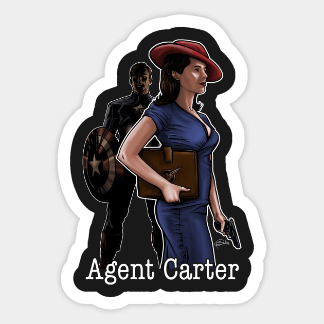 Spy Agent Female Sticker by PatrickScullin